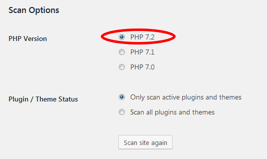 PHP Compatibility Checkerの使い方解説図1